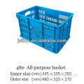 LD-480 plastic stackable turnover crate
